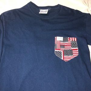 Long Sleeve Fraternity Collection Pocket T-shirt